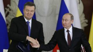 Виктор Янукович и Владимир Путин