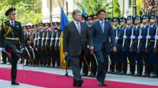 Порошенко и Трюдо