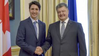 трюдо, порошенко