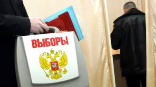 На виборчій дільниці в Росії