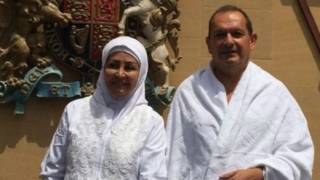 Simon Collis dan istrinya