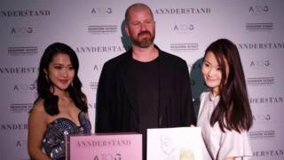 人物從左至右依次:AtoG創始人周瀅瀅,Fashion Scout 創始人Martyn Roberts,ANNDERSTAND 創始人虞歌