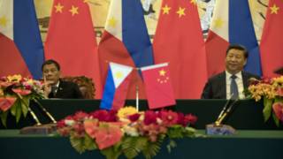 Presiden Rodrigo Duterte dan Presiden Xi Jinping