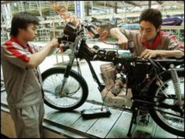 Indutri sepeda motor Cina