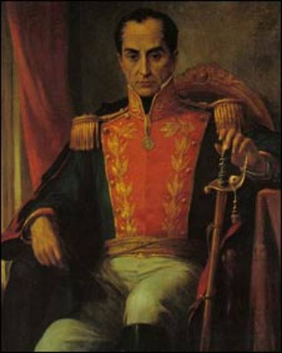 Simón Bolívar (óleo de Ricardo Acevedo Bernal)