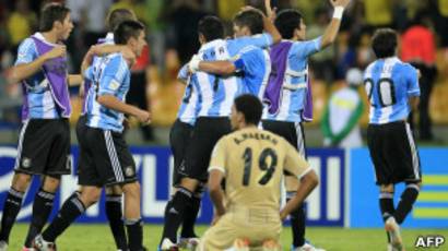 كأس العالم للشباب الأرجنتين تفوز على مصر وتتأهل إلى ربع النهائي Bbc News Arabic