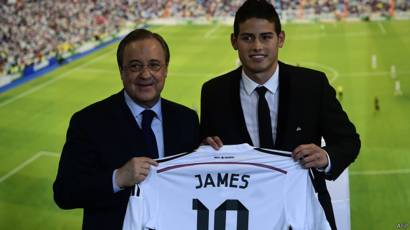 james rodriguez jersey number real madrid
