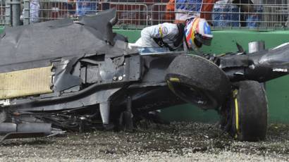 F1 Fernando Alonso Sale Ileso De Aparatoso Choque En Gp De