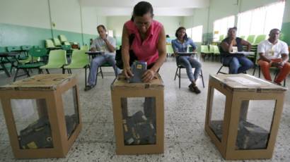 Resultado de imagen para dominicano votando