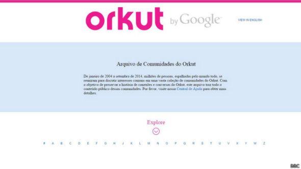 Orkut | Foto: BBC