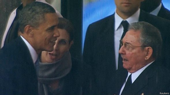 Obama y Castro