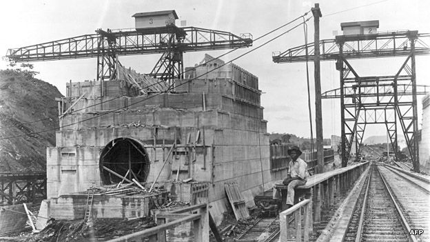 Construcción del canal de Panamá