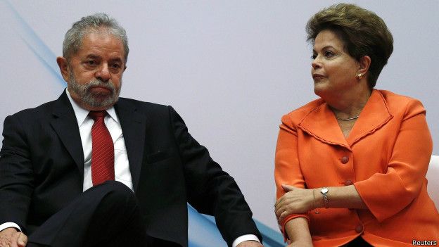 Luiz Inácio Lula da Silva y Dilma Rousseff