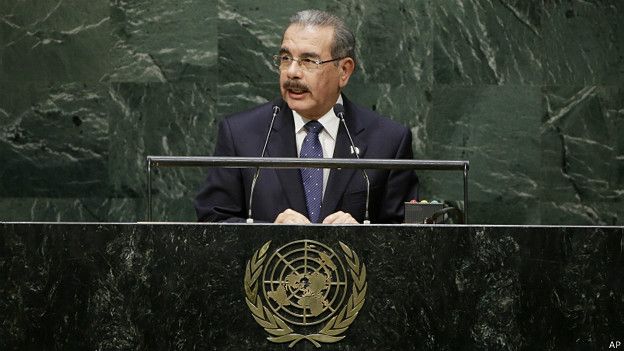 Presidente dominicano Danilo Medina habla ante la ONU.