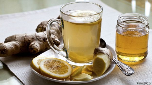 Té con limón y miel