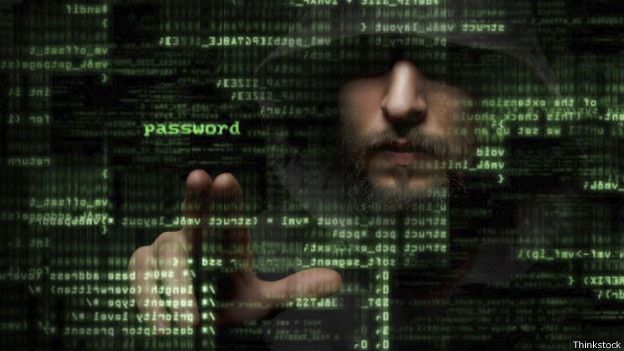 Un montaje con números de computadora