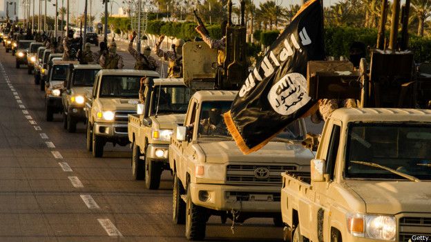 Caravana de EI en Libia