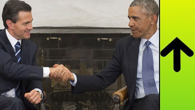 Enrique Peña Nieto junto a Barack Obama