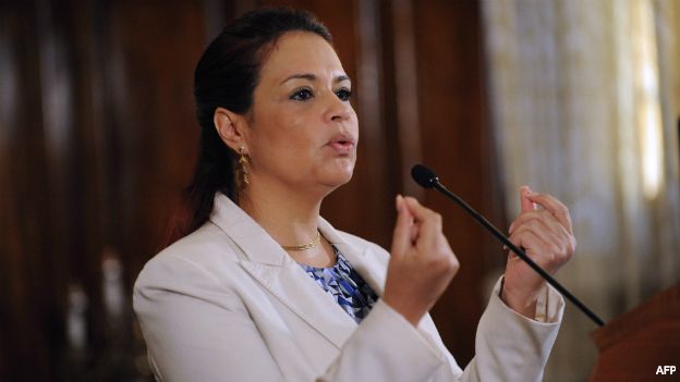 Roxana Baldetti, vicepresidenta de Guatemala