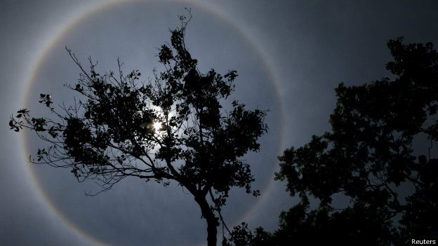 Por qué ocurre el halo solar que sorprendió a México