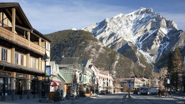 La localidad de Banff