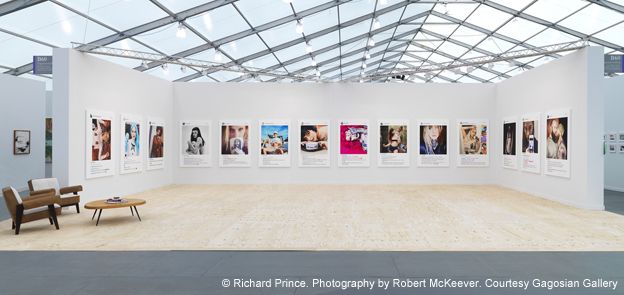 Exposición de Richard Price en Frieze, Nueva York, 2015 
