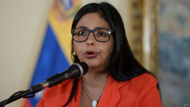 Delcy Rodríguez, canciller de Venezuela