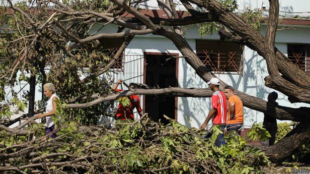 Santiago de Cuba tras el paso de Sandy