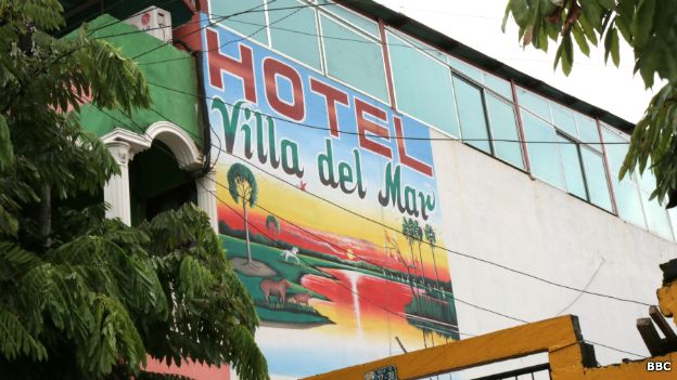 Las plazas hoteleras, que llegaron a estar saturadas, hoy sobran. Hotel en Puerto Gaitán