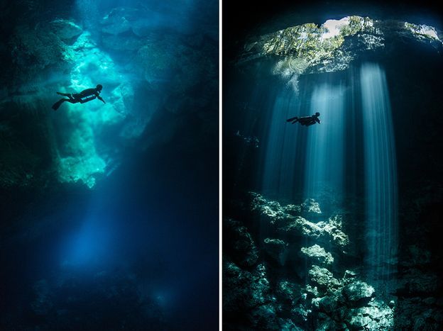 Cuevas submarinas en México 