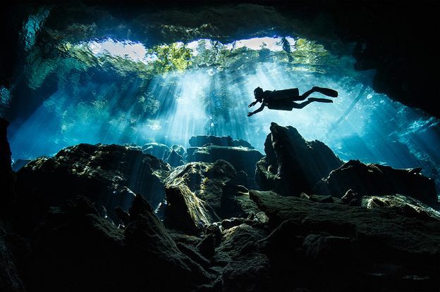 Cueva submarina en México