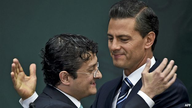 Virgilio Andrade y Enrique Peña Nieto