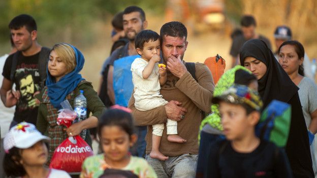 Refugiados siendo expulsados de Grecia a Turquía