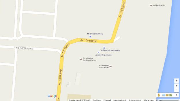 Google Maps de Anna regina, Guyana
