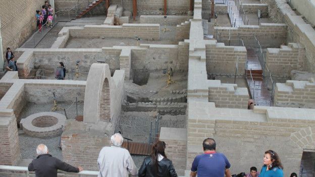 Ruinas de la casa donde vivió Bodega y Quadra hasta los 19 años con su familia