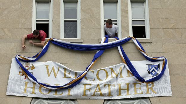 Preparativos para la visita del Papa