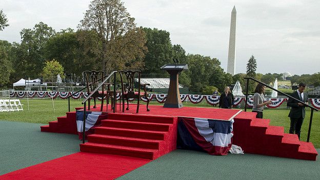 Púlpito para el Papa