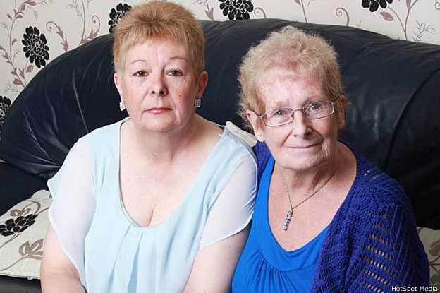 Susan Copestick y su madre