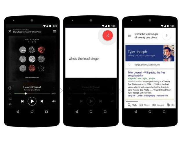 Con Now on Tap puedes preguntar a Google algo relacionado con lo que tienes en la pantalla del teléfono y entiende a lo que te refieres.