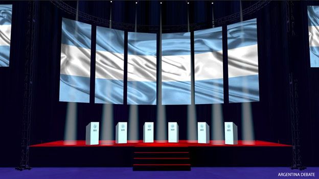 Debate presidencial en Argentina
