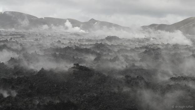 Paisaje en los alrededores del volcán