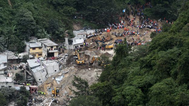 Deslave en Guatemala
