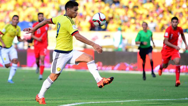 El jugador colombiano Teófilo Gutiérrez
