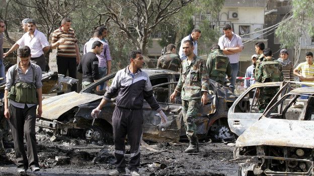 Autos bomba en Siria.