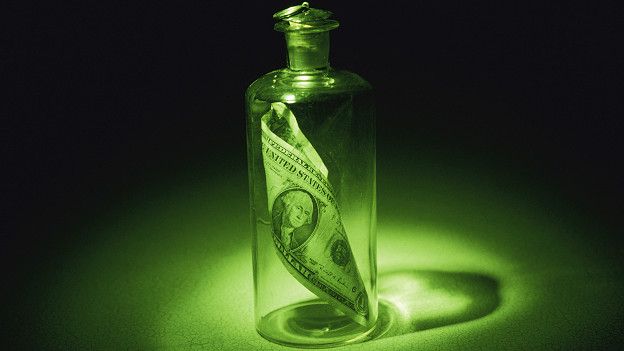 Dólar en botella