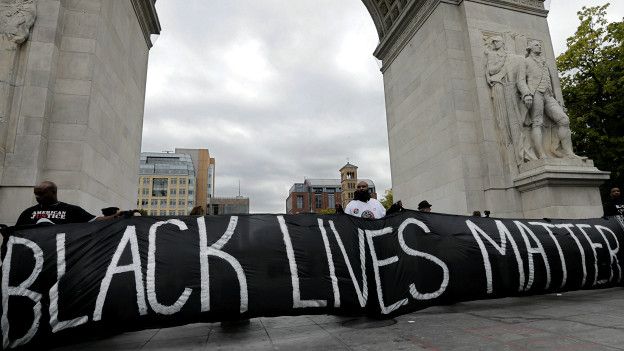 Protesta del grupo Black Lives Matter