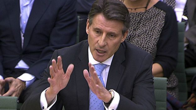 Lord Coe tiene la misión de tranquilizar a los patrocinantes para que no abandonen su auspicio comercial.