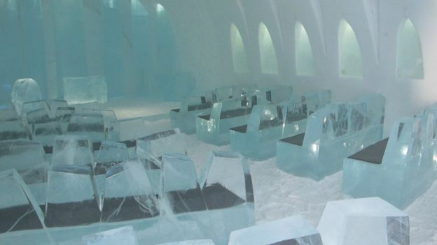 La capilla del hotel Nieve Ártico