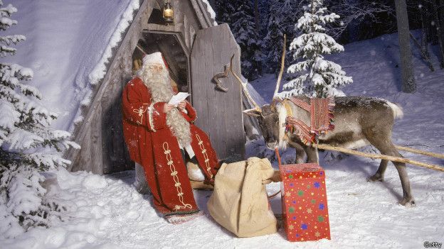 Santa Claus en Laponia