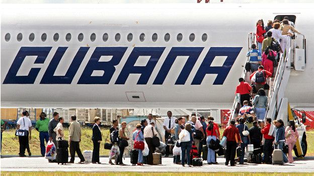 Avión de Cubana de Aviación